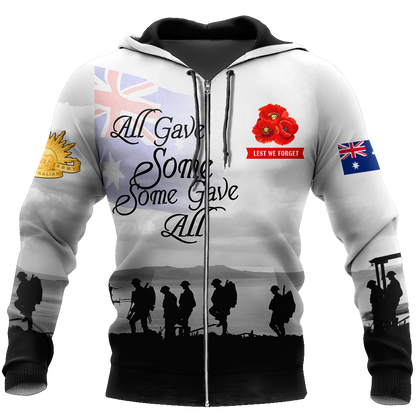 Premium Lest We Forget Anzac Day 3D All Over Printed