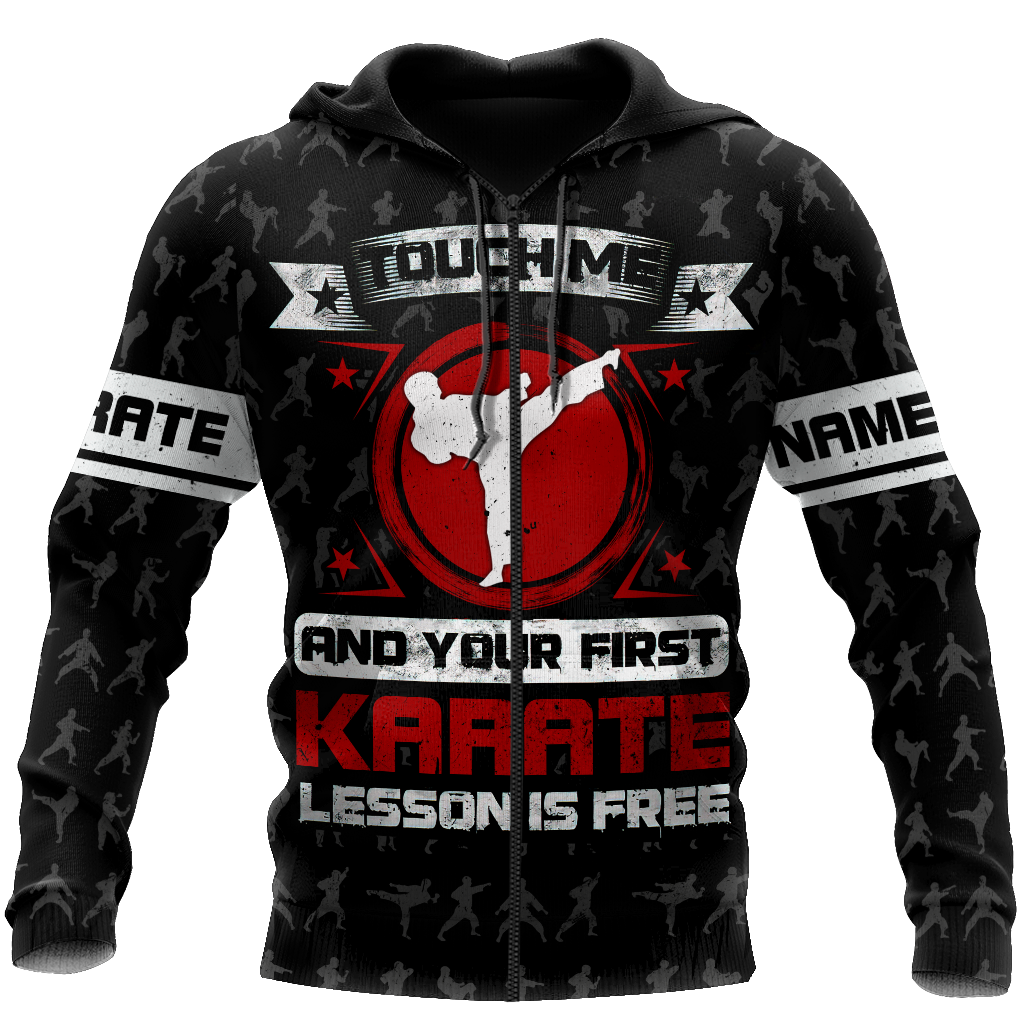 Customize Name Karate Hoodie For Men And Women TNA13032101