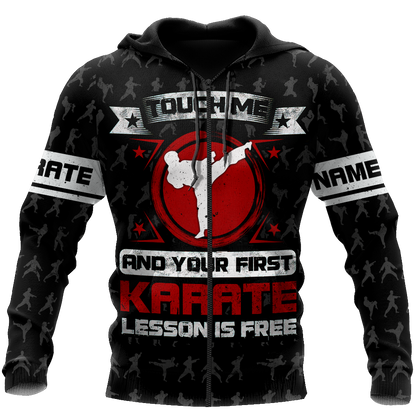 Customize Name Karate Hoodie For Men And Women TNA13032101