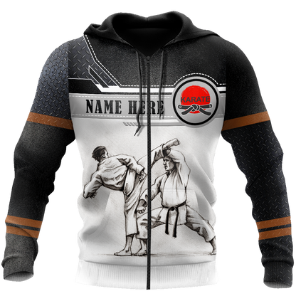 Customize Name Karate Hoodie For Men And Women TNA15032102