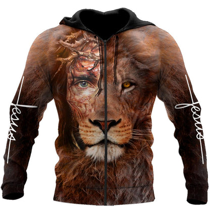 Premium Unisex Hoodie 3D All Over Printed Easter Day Christian Jesus Custom Name No27 ML