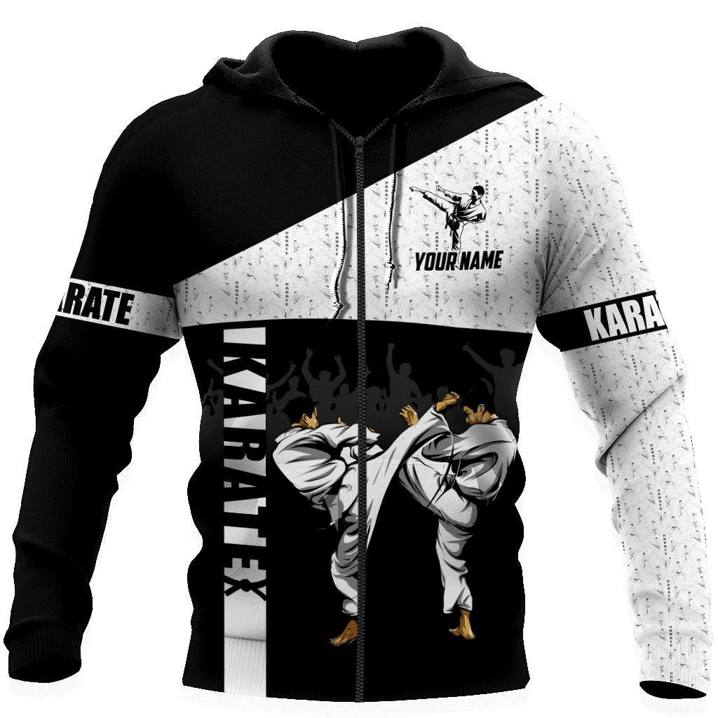 Customize Name Karate 3D All Over Printed Unisex Shirts