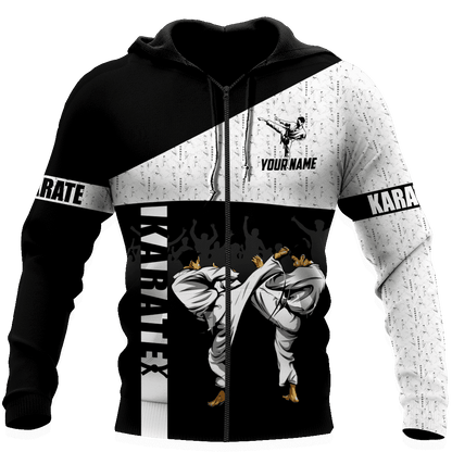 Customize Name Karate 3D All Over Printed Unisex Shirts