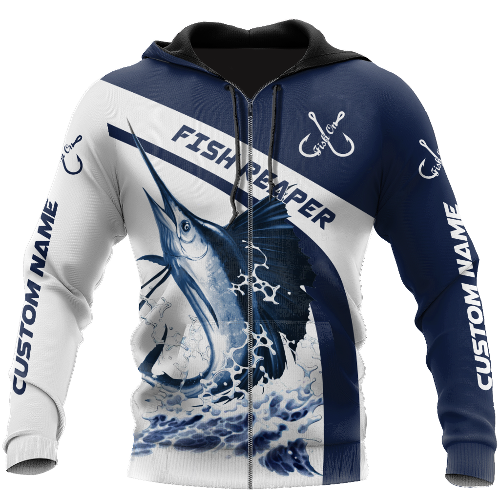 Custom name sailfish fishing design 3d print shirts