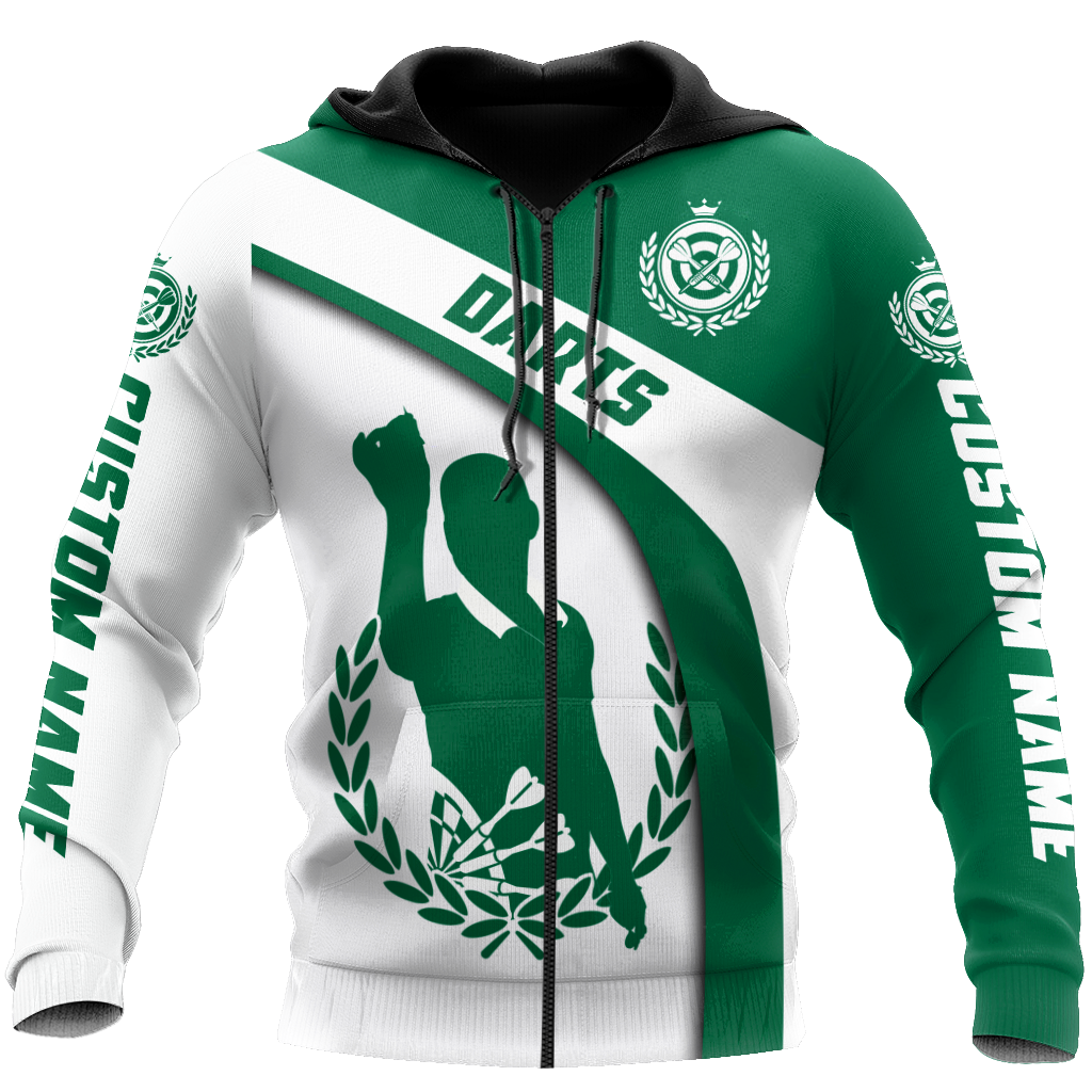 Darts Player No10 Personalized Name 3D Printed Personalized Unisex Hoodie ML