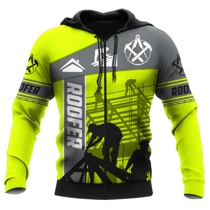 Customize Name Roofer 3D All Over Printed Unisex Shirts Pi22042101