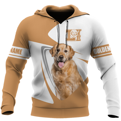 Premium Golden Retriever Lover 3d All Over Printed Unisex