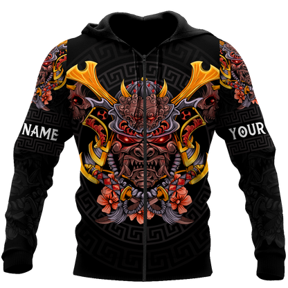 Premium 3D Printed Personalized Unisex Samurai Shirts No1 MEI
