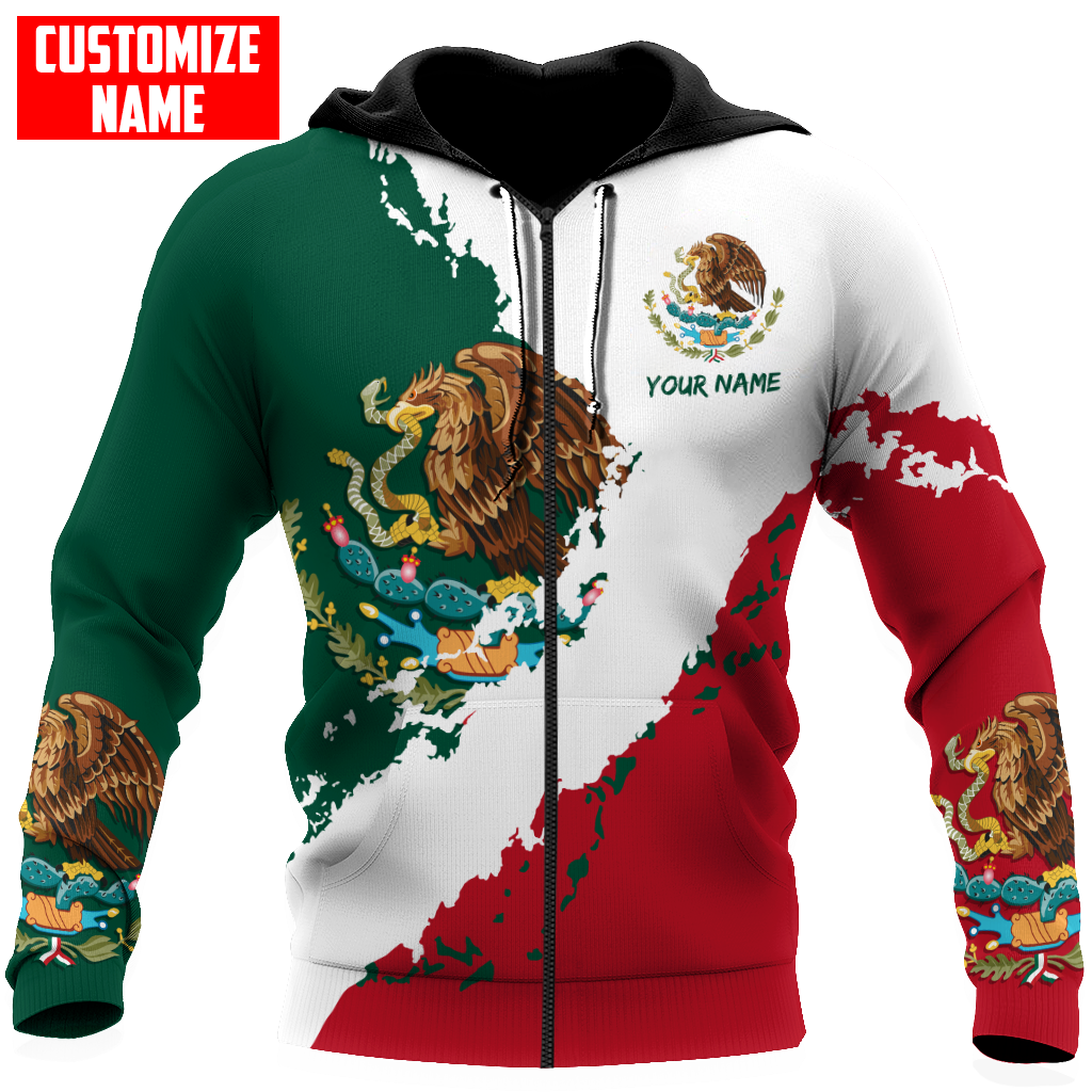 Persionalized Mexico 3D All Over Printed Unisex Shirts