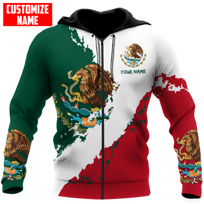 Persionalized Mexico 3D All Over Printed Unisex Shirts