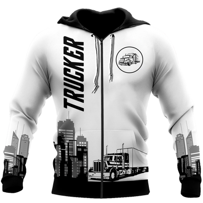 Trucker 3D All Over Printed Shirts For Men and Women