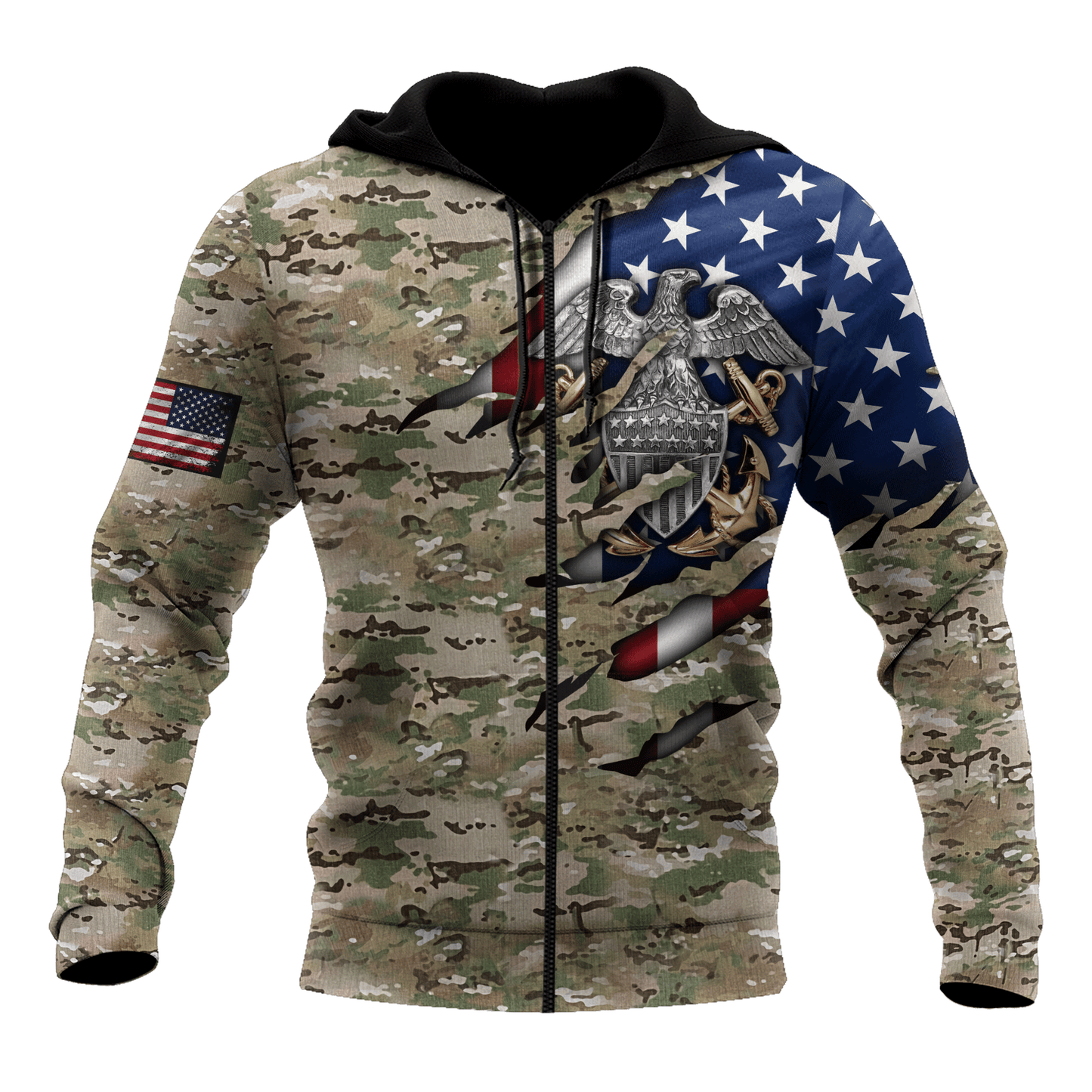 Army 3D All Over Printed Unisex Shirts