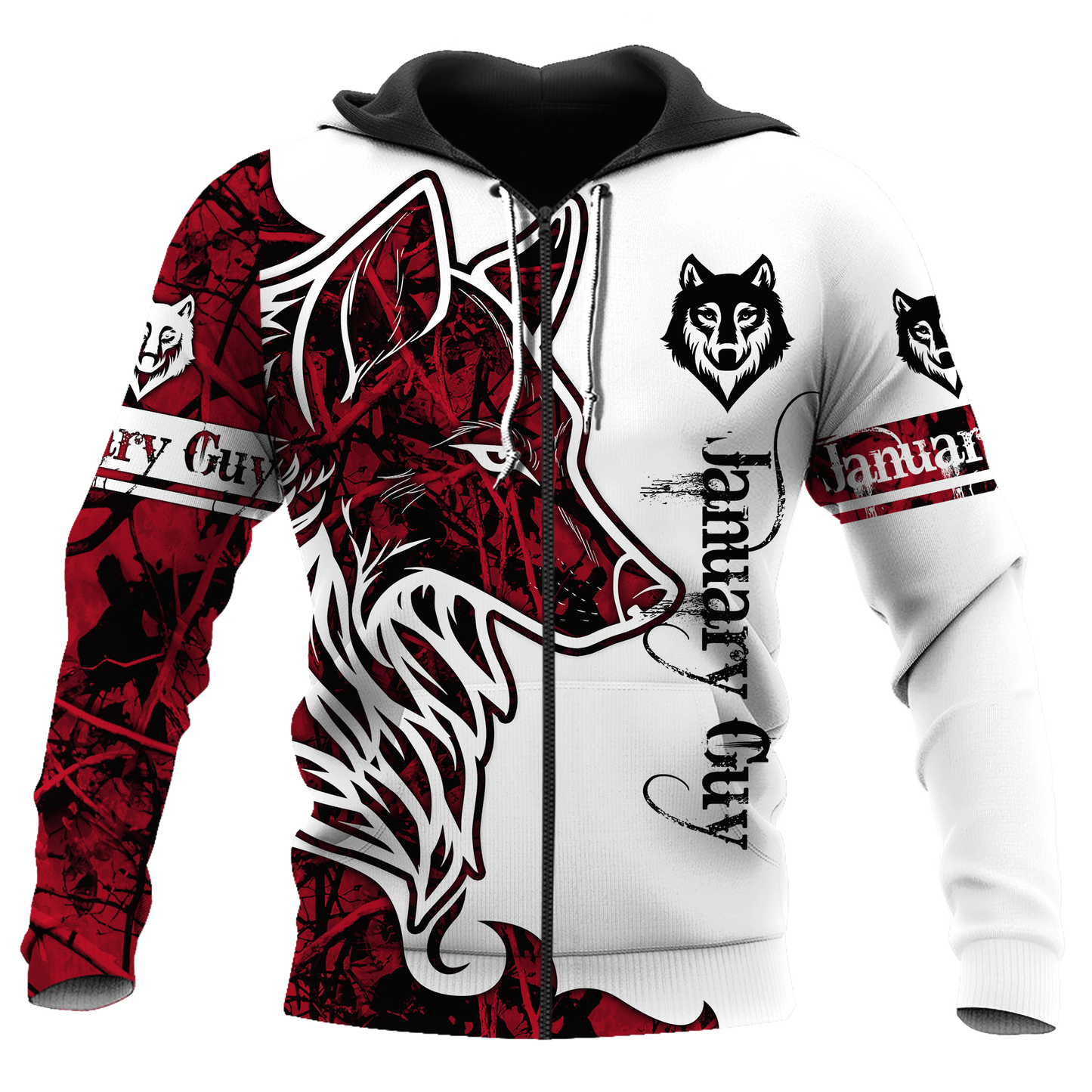 January Wolf 3D All Over Printed Shirts Pi112061
