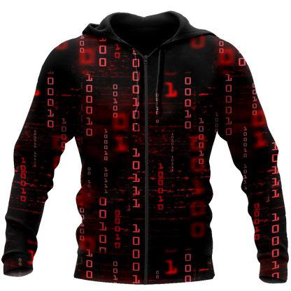 Cyber Language 3D All Over Printed Unisex Shirts