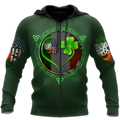 Premium Irish Saint Patrick's Day 3D Printed Unisex Shirts TN
