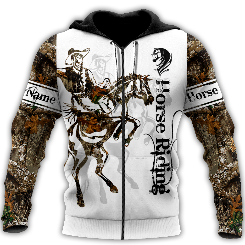 Personalized Name Rodeo 3D All Over Printed Unisex Shirts Rodeo Pattern Horse Riding Tattoo