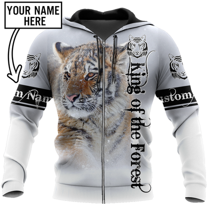 Customize Name Tiger 3D All Over Printed Shirts