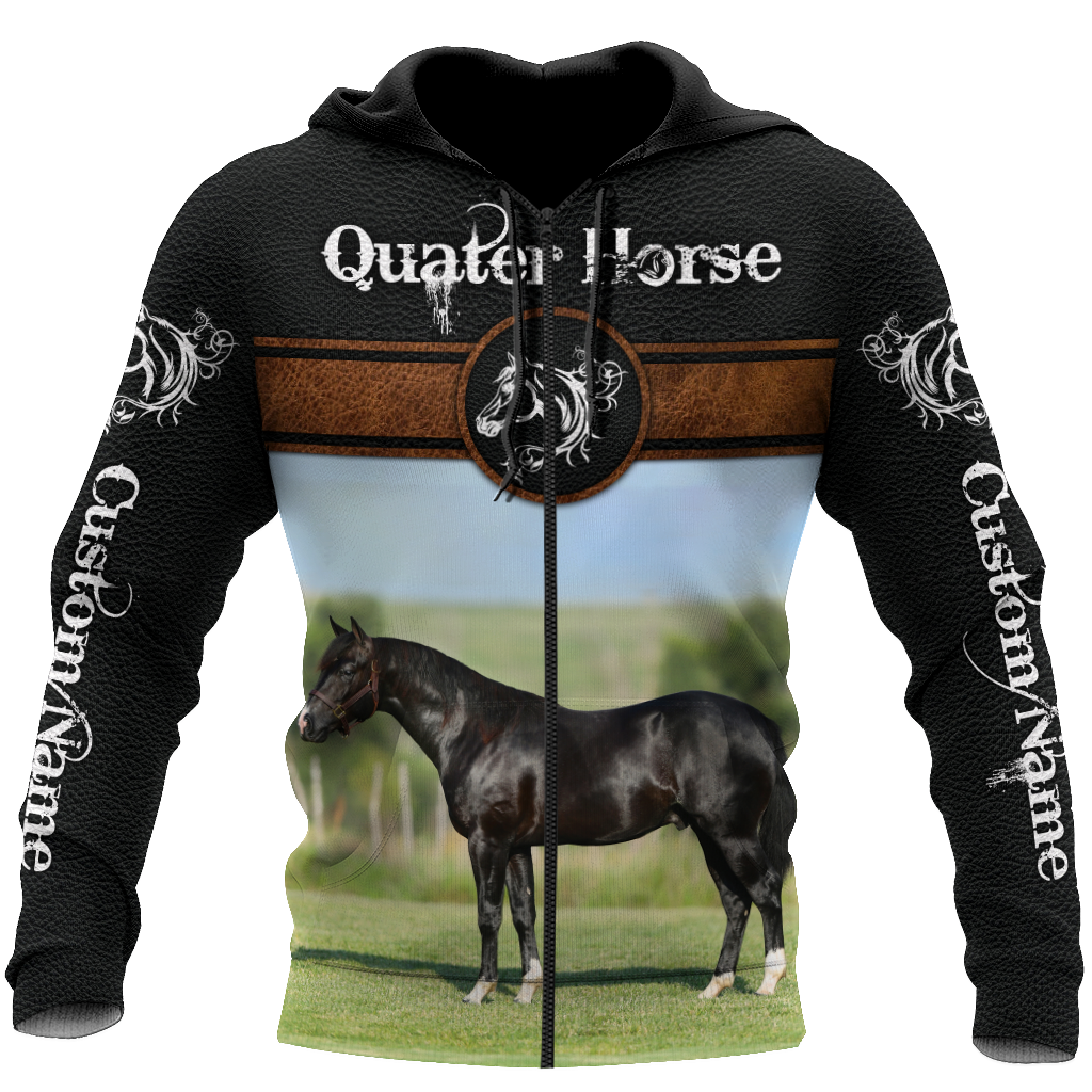 Personalized Name Quarter Horse Lovers 3D All Over Printed Unisex Shirts