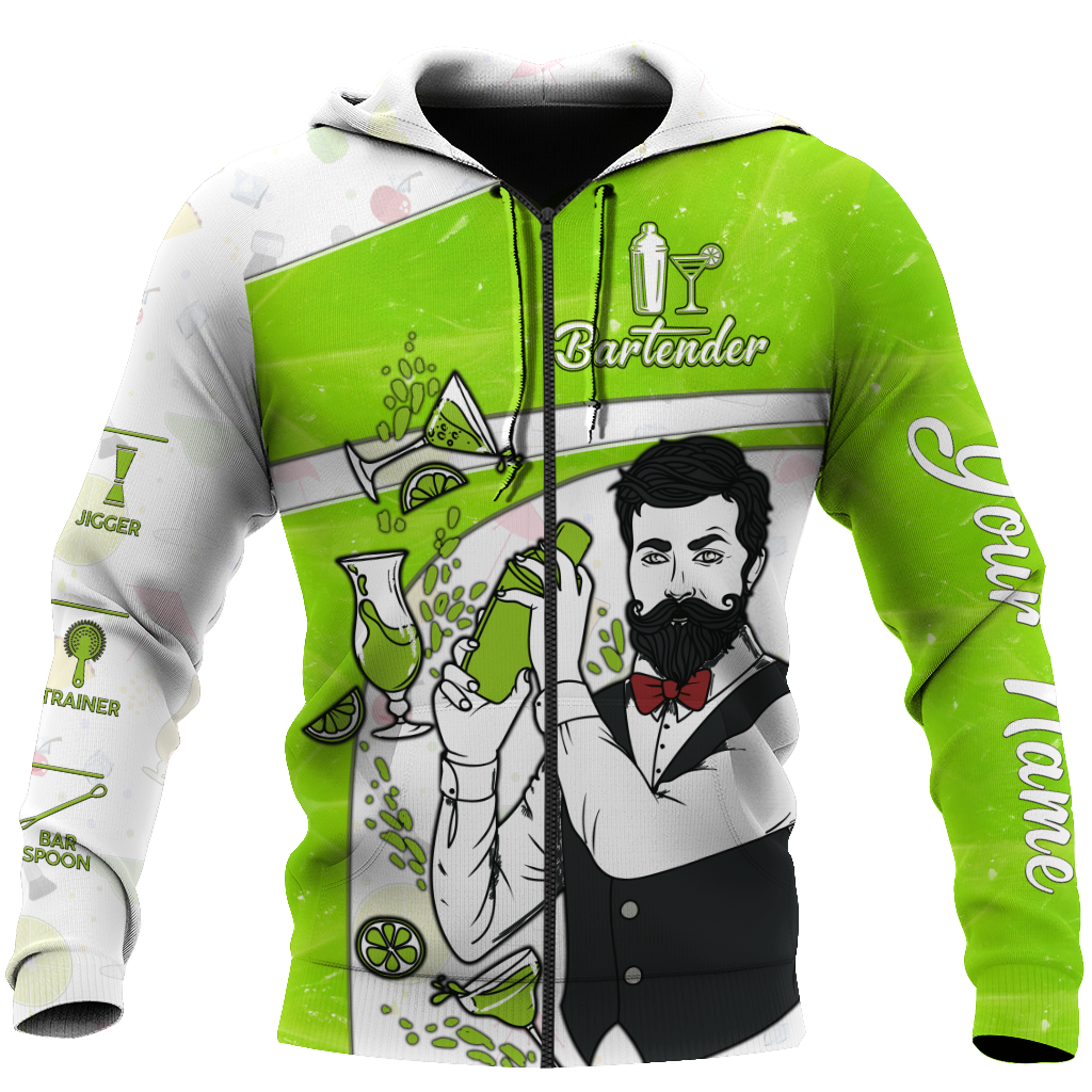 Customize 3D All Over Printed Bartender for men DA19052105