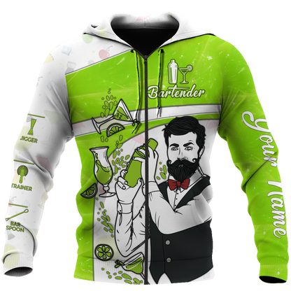 Customize 3D All Over Printed Bartender for men DA19052105