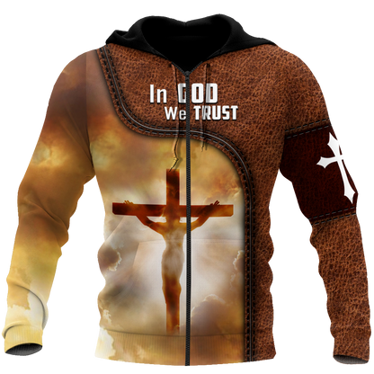 Premium Jesus Christ on the Cross 3D All Over Printed Shirts