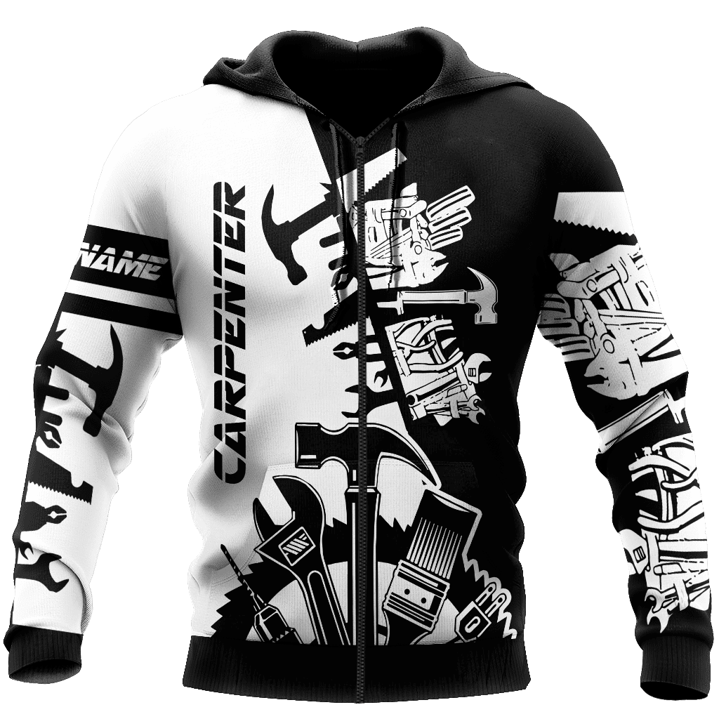 Personalized Name Carpenter Unisex Shirts Carpenter Tools Ver 2