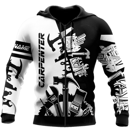 Personalized Name Carpenter Unisex Shirts Carpenter Tools Ver 2