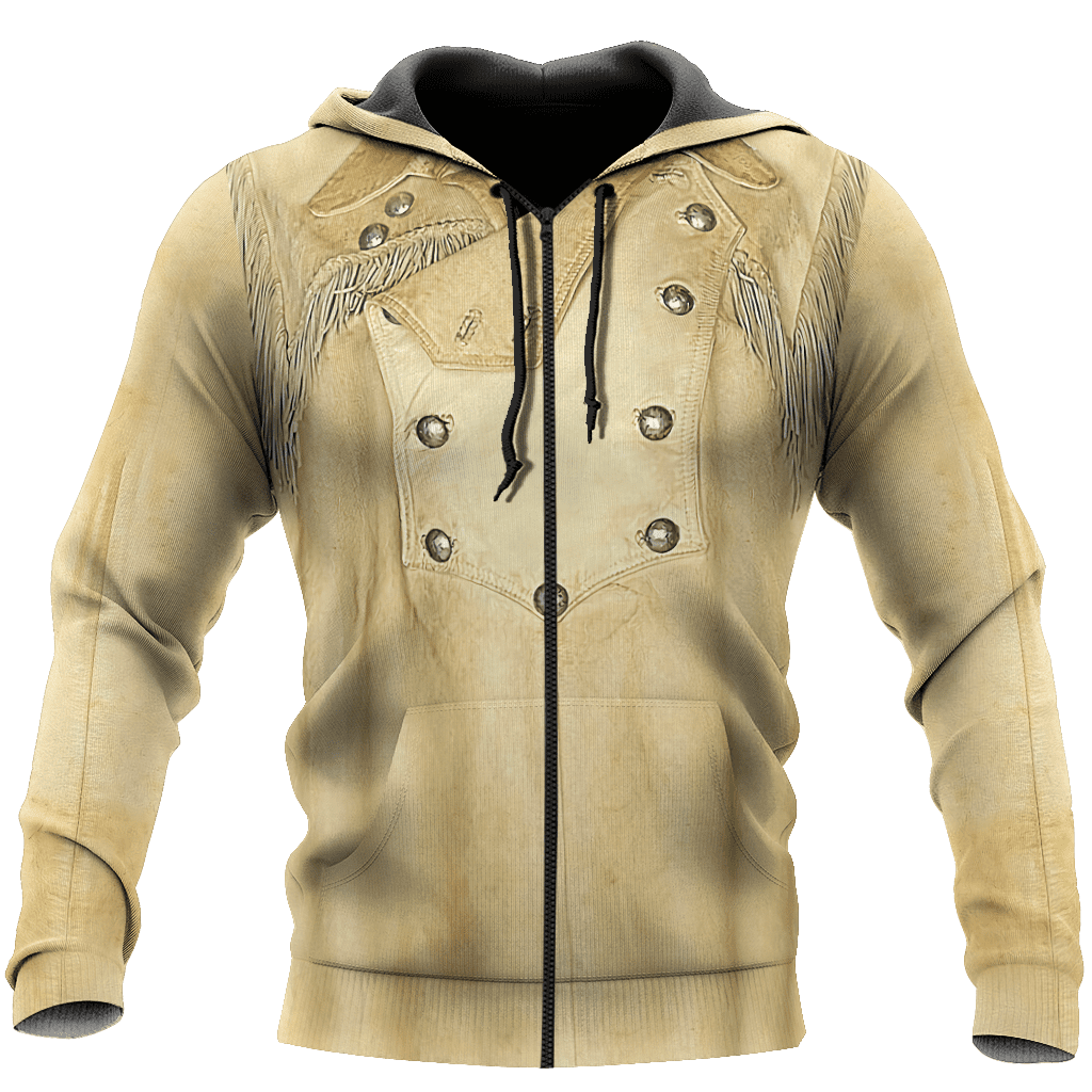 Cowboy Jacket No30 Cosplay 3D Over Printed Unisex Deluxe Hoodie ML