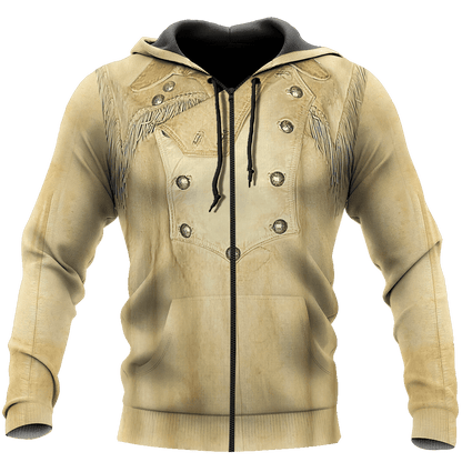 Cowboy Jacket No30 Cosplay 3D Over Printed Unisex Deluxe Hoodie ML