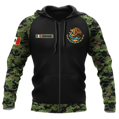 Mexico Coat Of Arms 3D All Over Printed Shirts