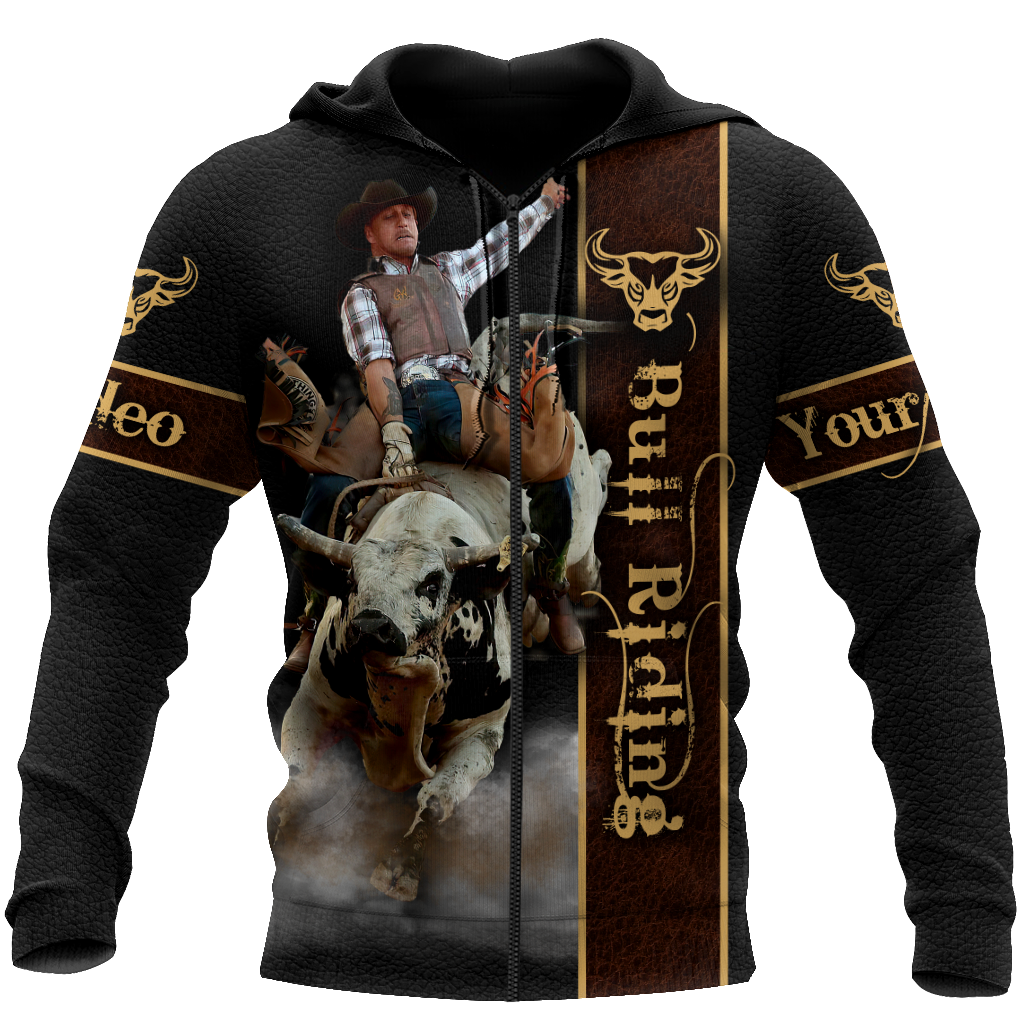 Personalized Name Bull Riding 3D All Over Printed Unisex Shirts Bull Rider Ver 5