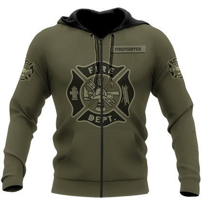 Customize Name Firefighter Hoodie For Men And Women MH27042101