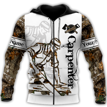 Personalized Name Carpenter 3D All Over Printed Unisex Shirts Tattoo