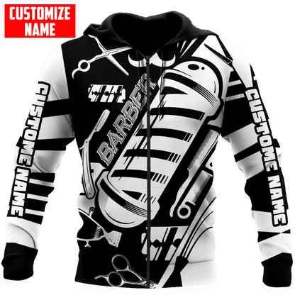Personalized Name Barber 3D All Over Printed Unisex Shirts