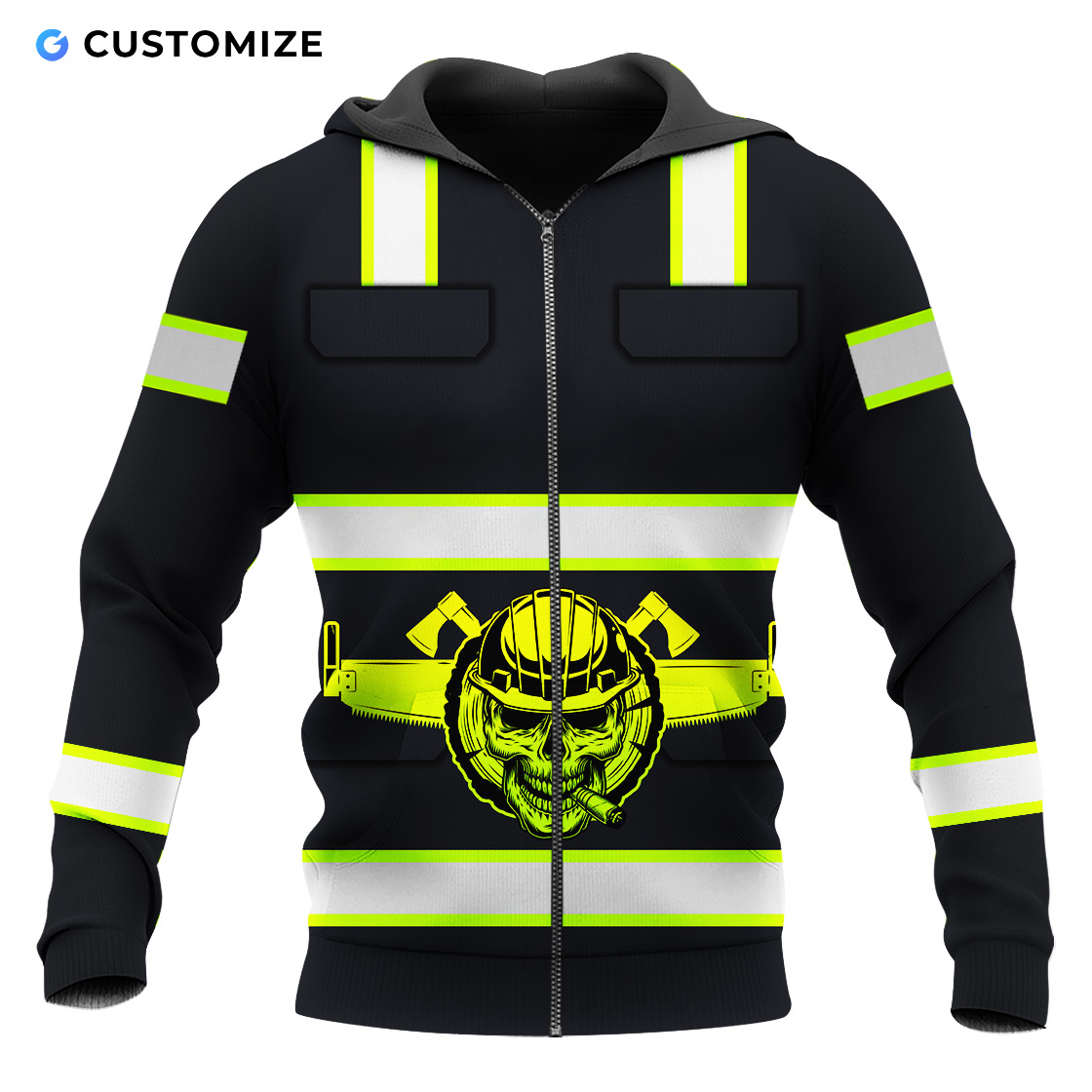Personalized Name Carpenter 3D All Over Printed Unisex Safety Ver 4
