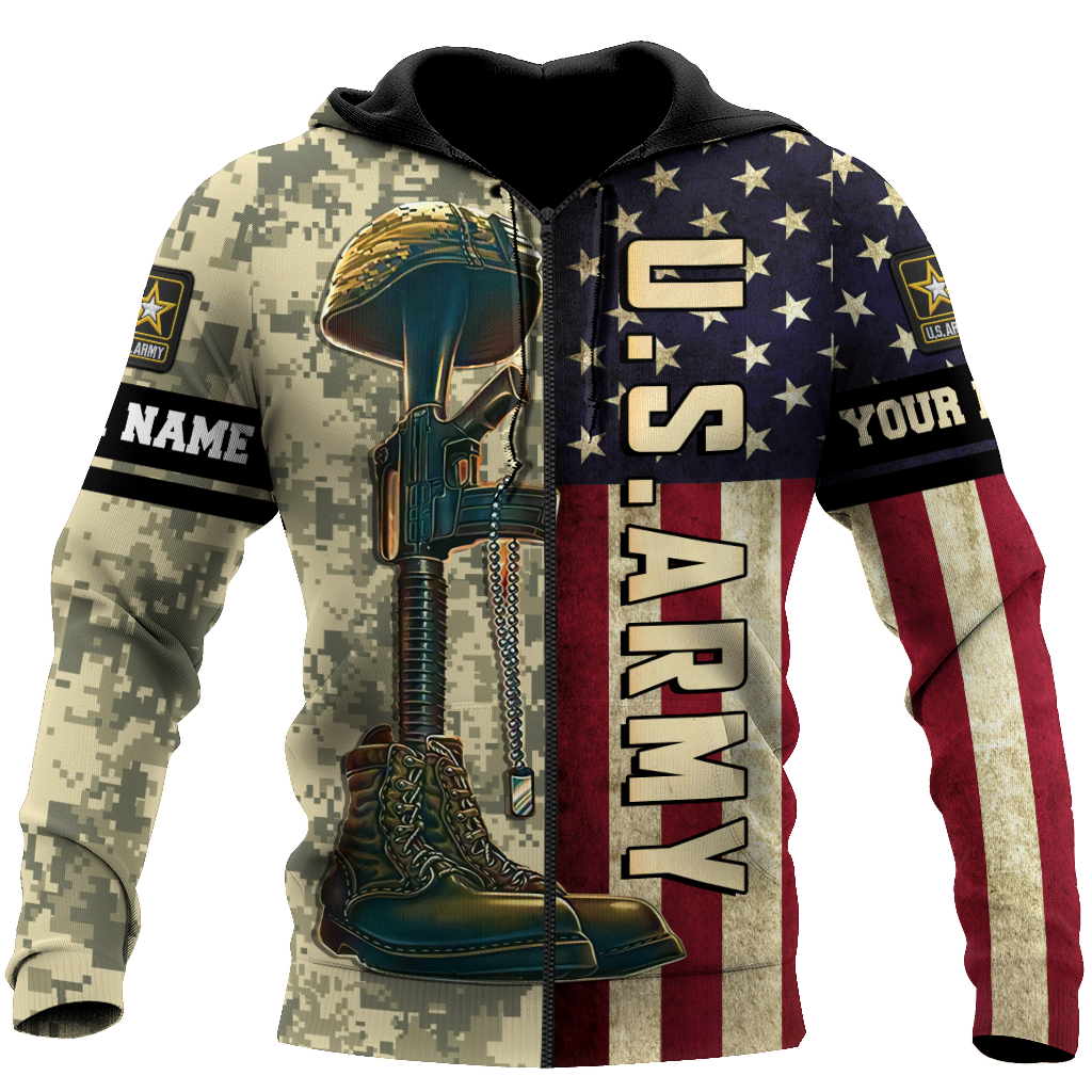 Personalized US Army 3D All Over Printed Shirts MH09062101