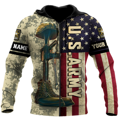 Personalized US Army 3D All Over Printed Shirts MH09062101