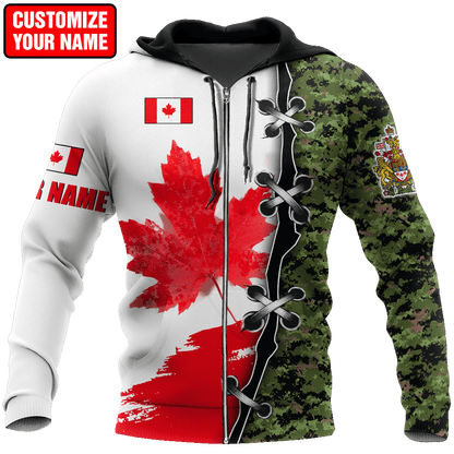 Canada Day No27 Personalize Premium Unisex Hoodie