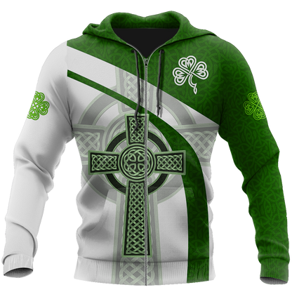 Irish Celtic Knot Cross 3D Design print shirts