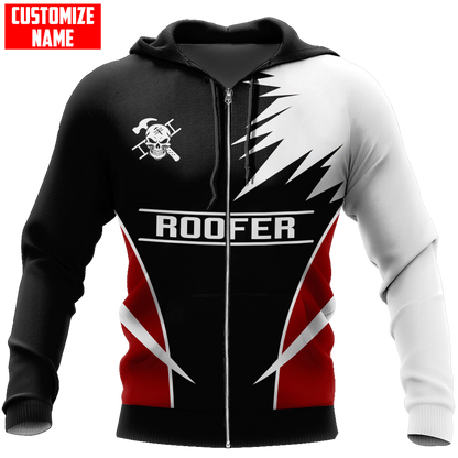 Premium 3D Printed Personalized Roofer Shirts MEI