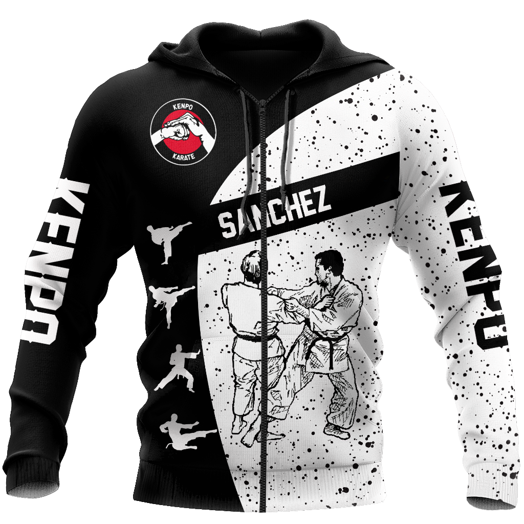 Customize Name Karate Hoodie For Men And Women TNA08032108