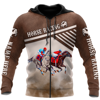 Personalized Name Horse Racing 3D All Over Printed Unisex Shirts TNA24042104