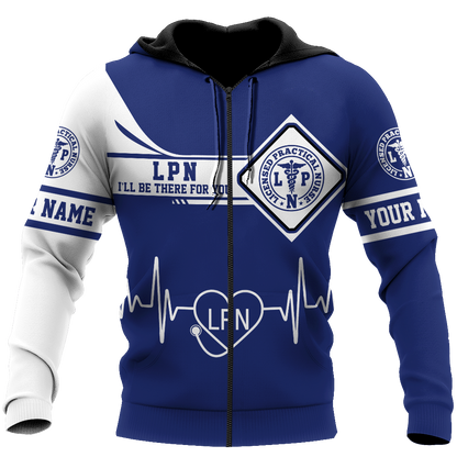 Premium Nurse Personalized Name 3D All Over Printed Unisex Shirts