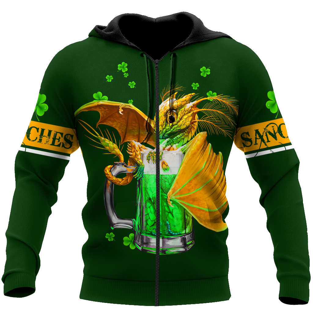 Customize Name Dragon Irish Hoodie For Men And Women MH25022102