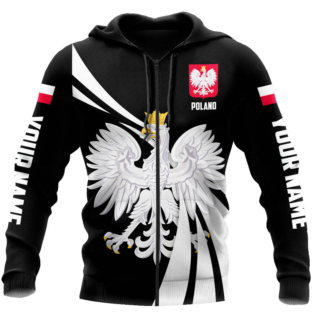 Personalized Polska 3D All Over Printed Unisex Hoodie