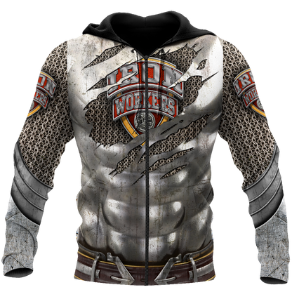 Ironworker 3D All Over Printed Unisex Hoodie