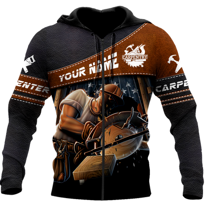 Personalized Name Carpenter 3D All Over Printed Unisex Shirts Ver 1