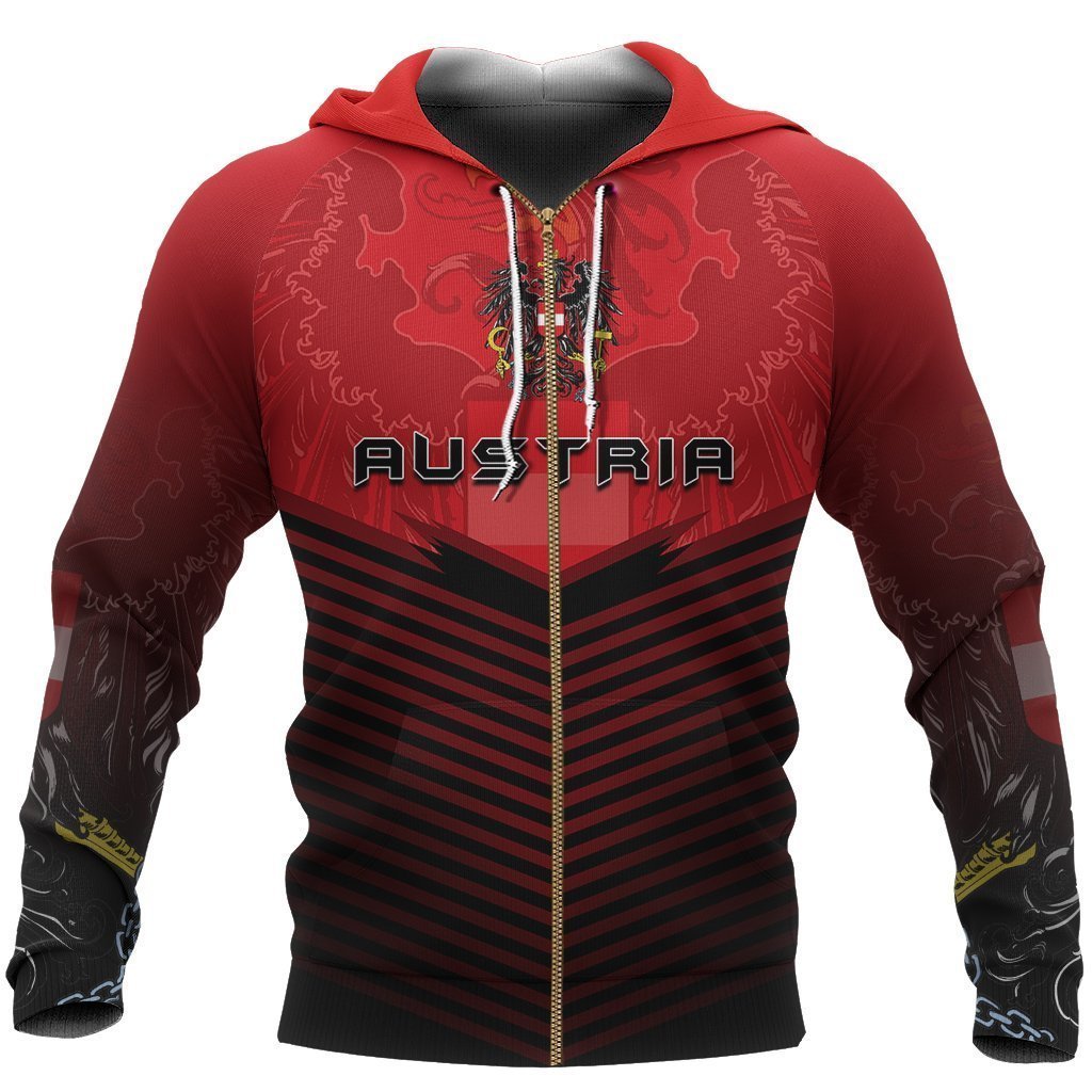 Austria Flag Hoodie - Energy Style NVD1269 - Amaze Style™-Apparel