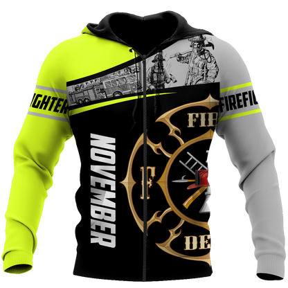 November Firefighter Hoodie For Men And Women MH28012123
