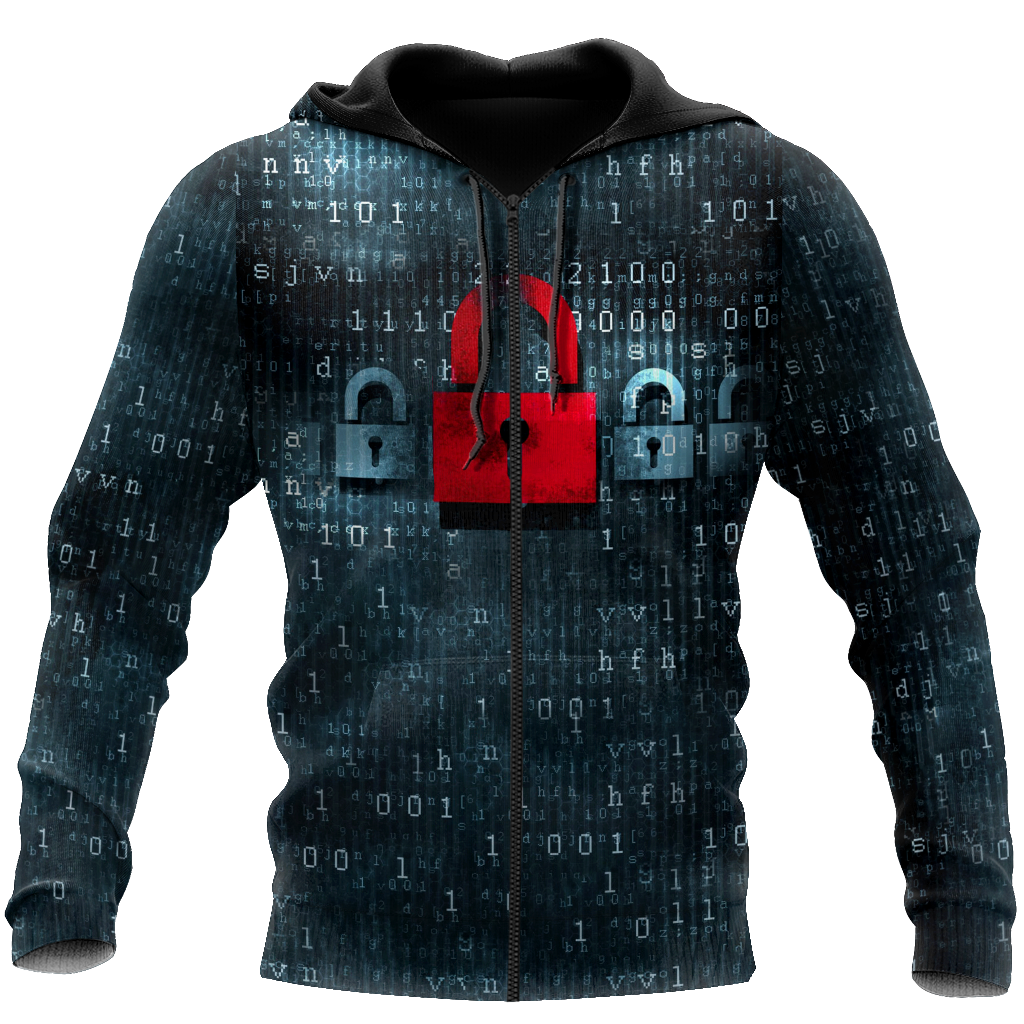Cyber Language 3D All Over Printed Unisex Shirts